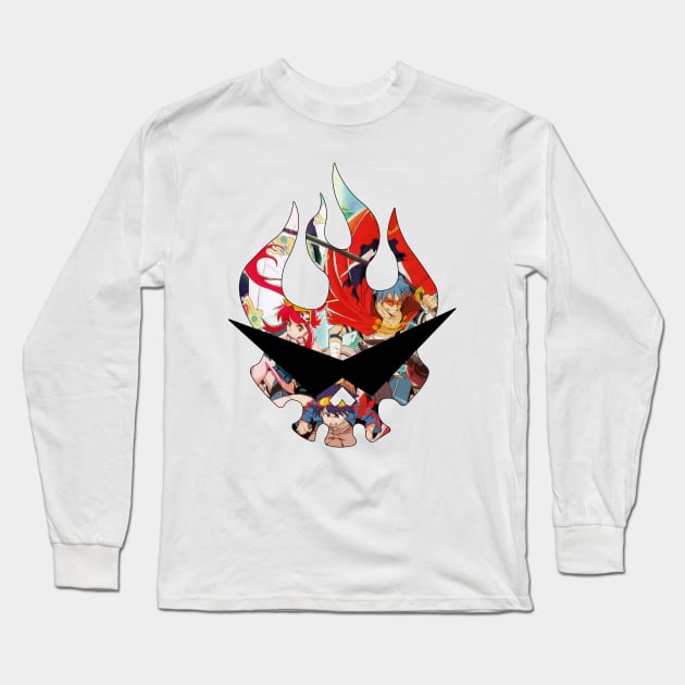 Tengen Toppa Gurren Lagann Long Sleeve T-Shirt by TheGr8DesuTree